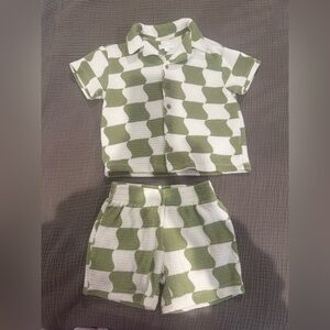 Grayson Mini 4T - Green & White set